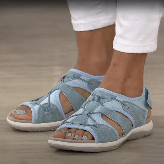 MODEGEIST Damen Sommer-Sandalen Verstellbare Riemen Atmungsaktiv