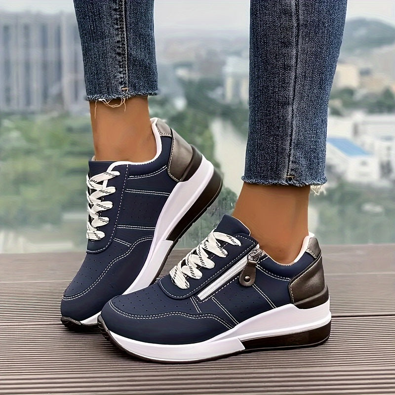 MODEGEIST Damen Sport-Sneaker Atmungsaktiv Ergonomische Sohle