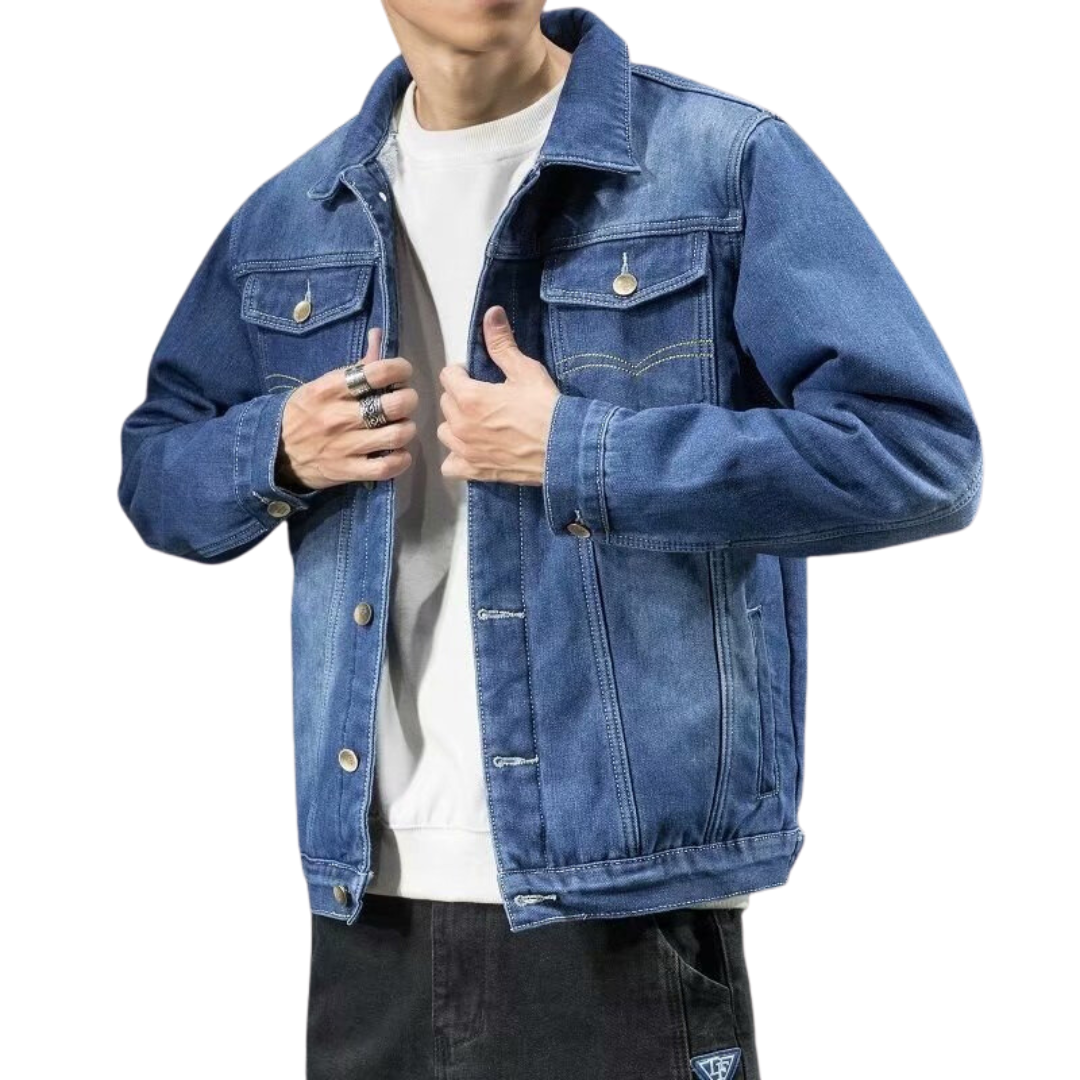 ModeGeist | Winter Männer Denim Jacke