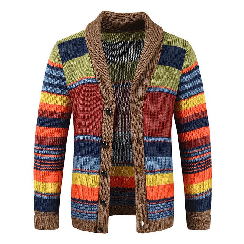 ModeGeist | Farbblockdesign Rollkragenpullover