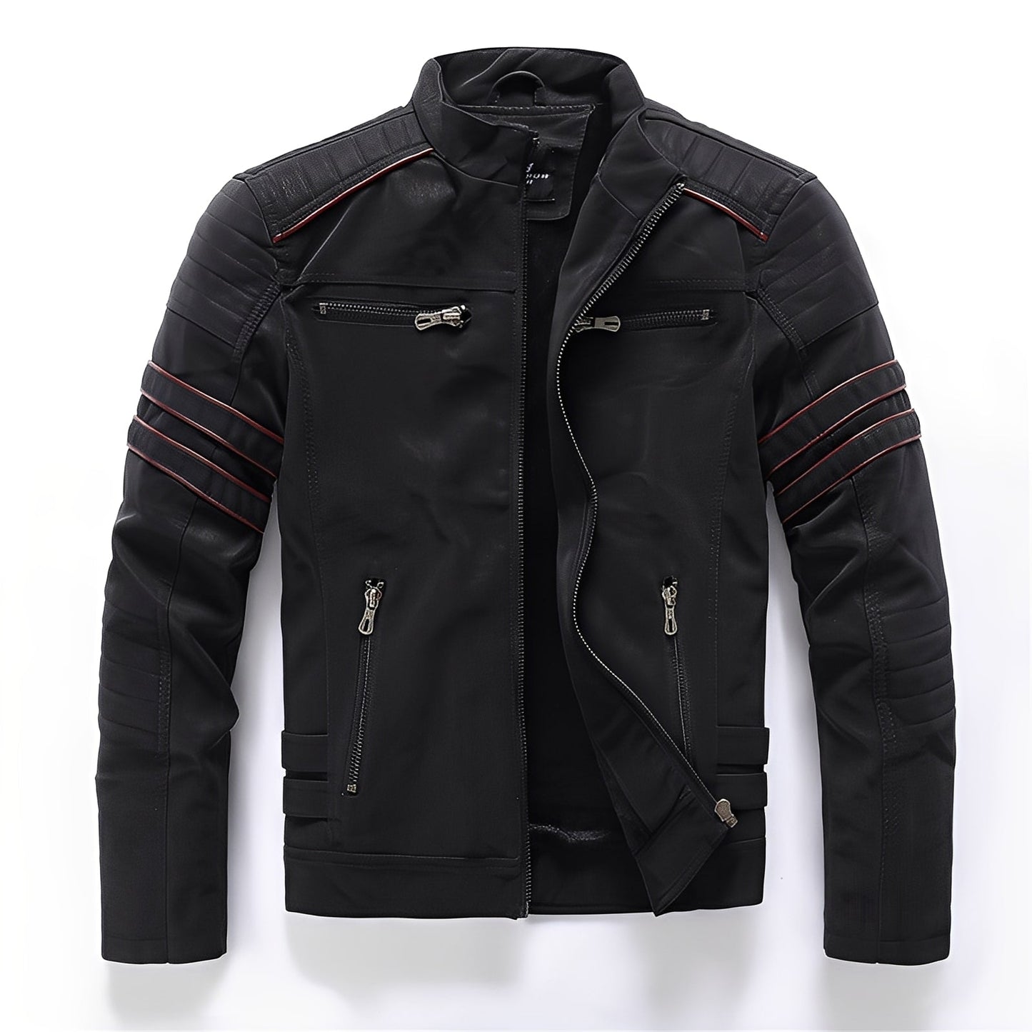 ModeGeist | Stylische Motorrad-Lederjacke für Herren