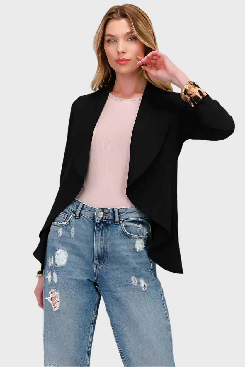 ModeGeist | Freizeit Blazer mit Pantherdetail