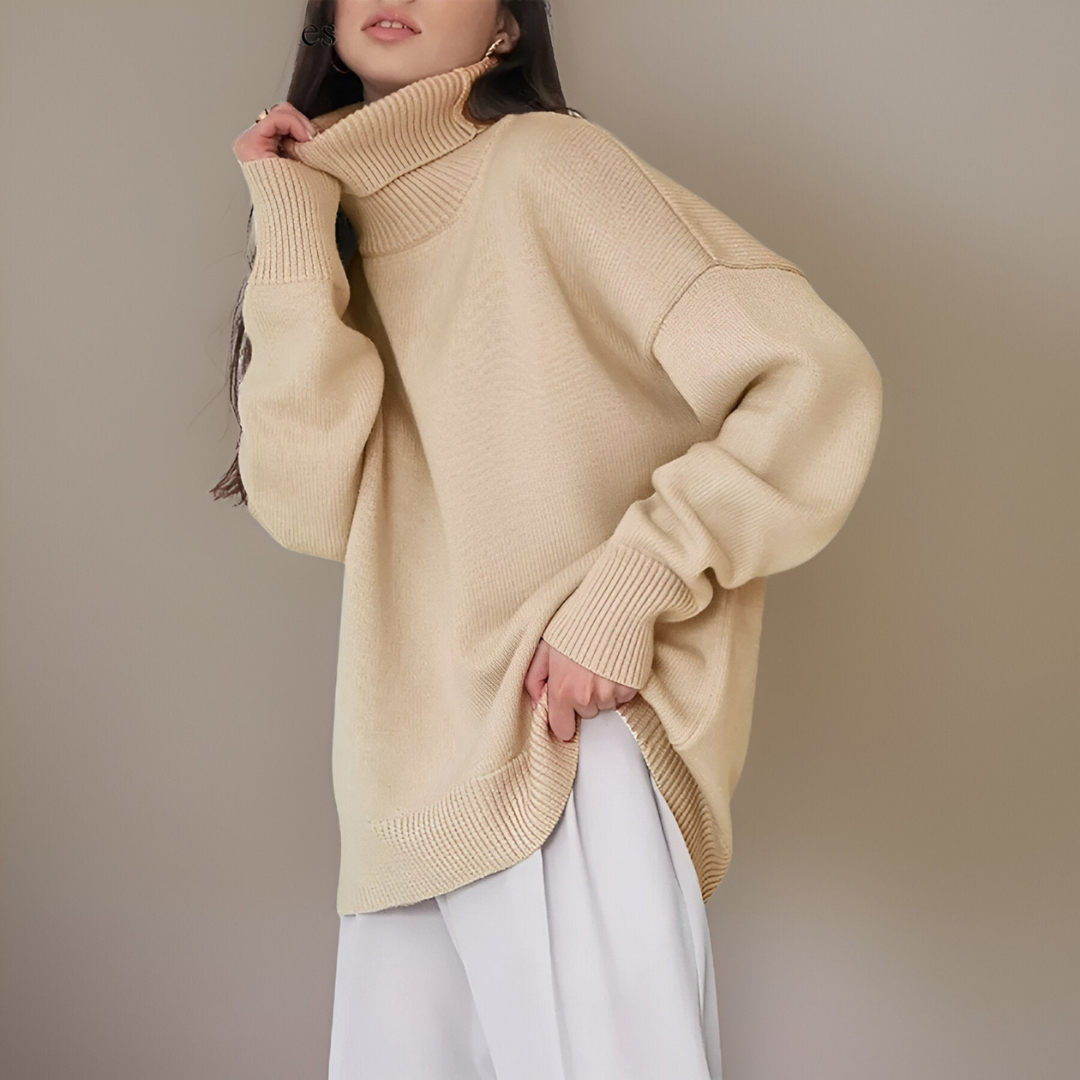 ModeGeist | Rollkragenpullover für Damen Winter