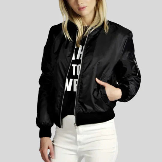Enid Jacke mit Rundhalsausschnitt