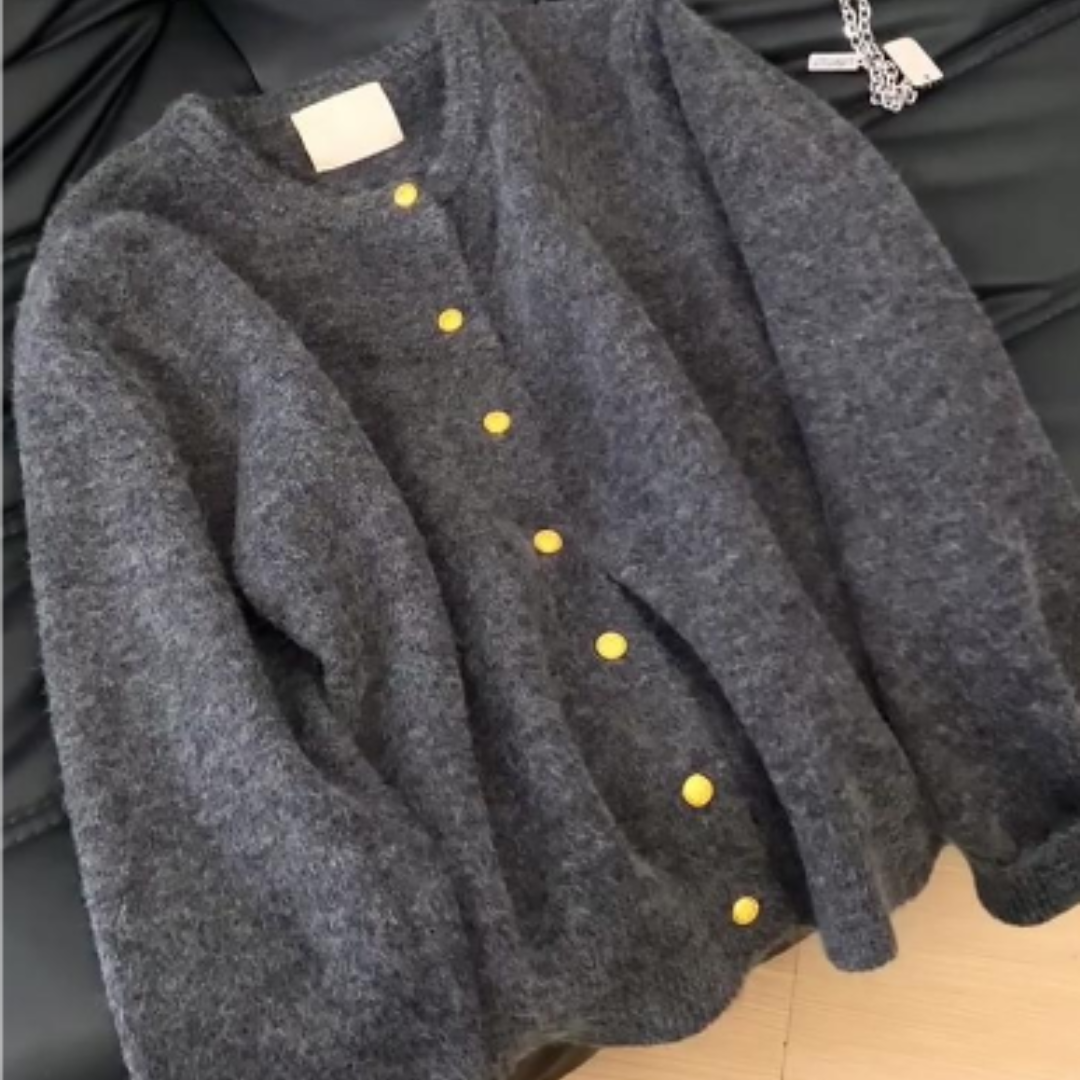 ModeGeist | Cardigan Warm für Frauen Lockerer Schnitt