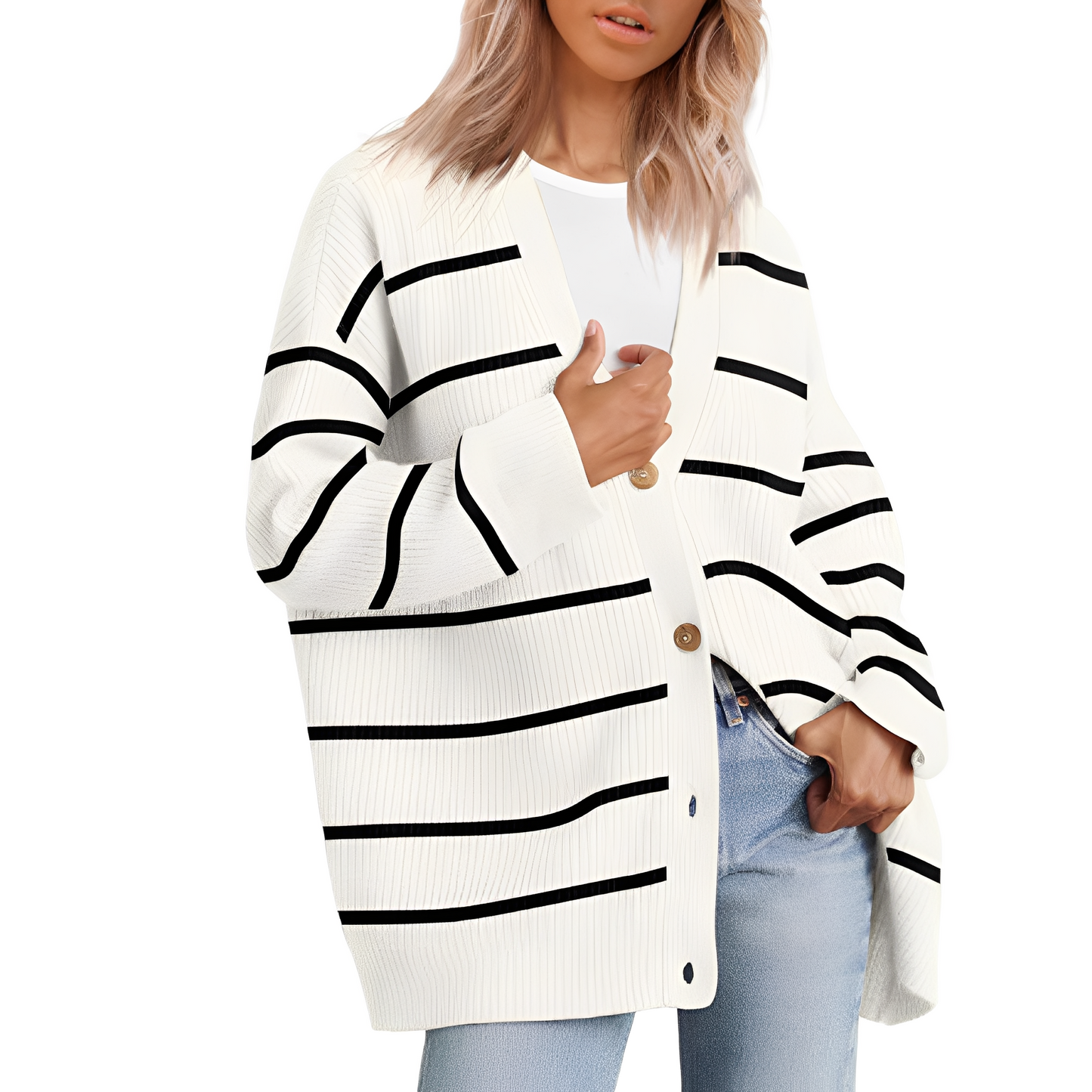 ModeGeist | Lässiger Oversize Cardigan für Frauen