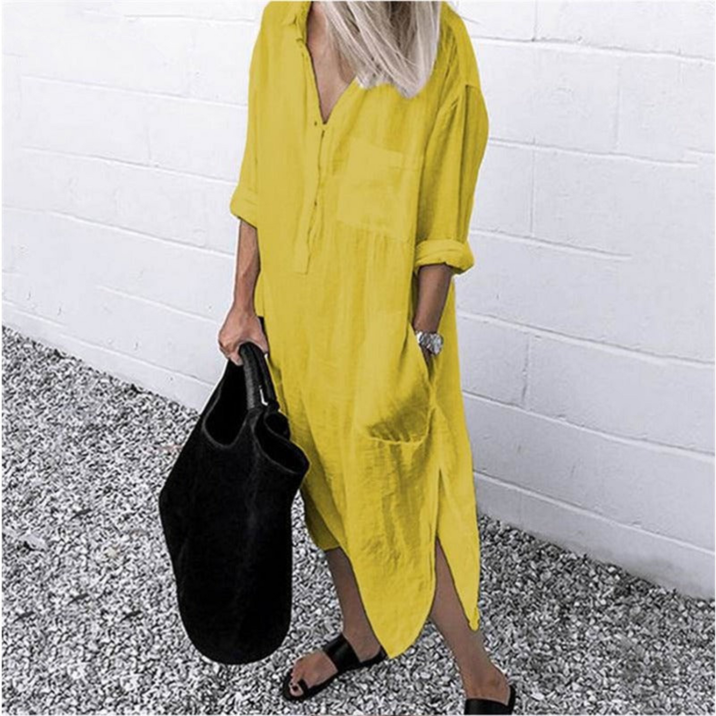 MODEGEIST: Elegantes langes Sommerkleid