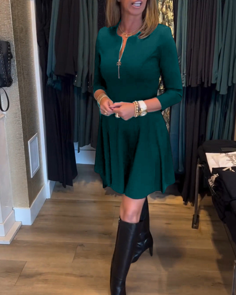 Schickes Reißverschluss-Kleid - Sharyn