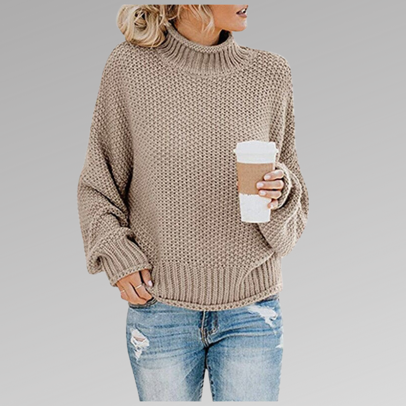 ModeGeist | Bequemer Strickpullover mit Langem Ärmel