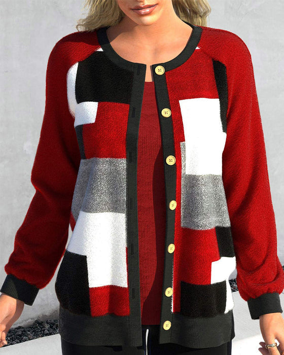 ModeGeist | Jacke Mit Block Muster Design