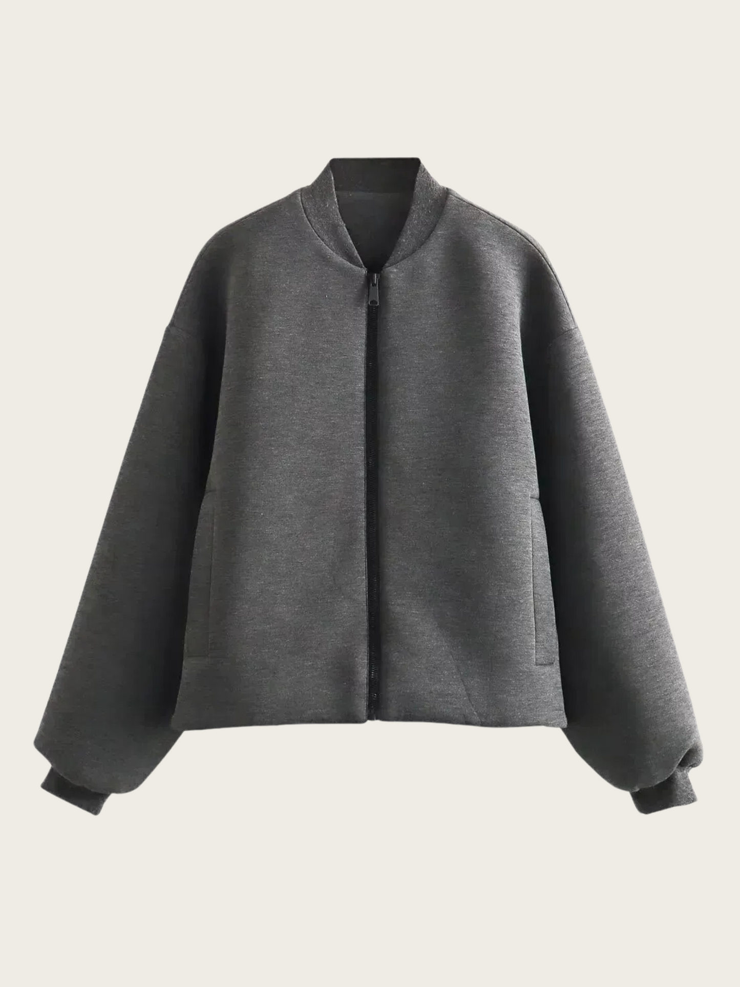 ModeGeist | Damen Bikerjacke mit Reißverschluss Xime