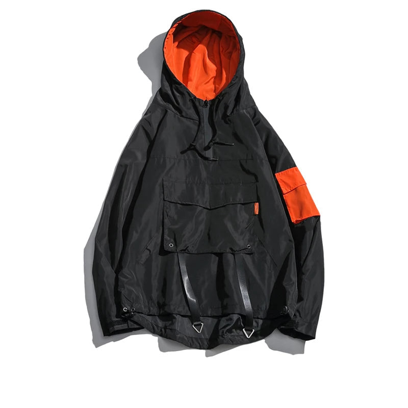 ModeGeist | Explorer Jacke Streetwise Multi Taschen Windbreaker