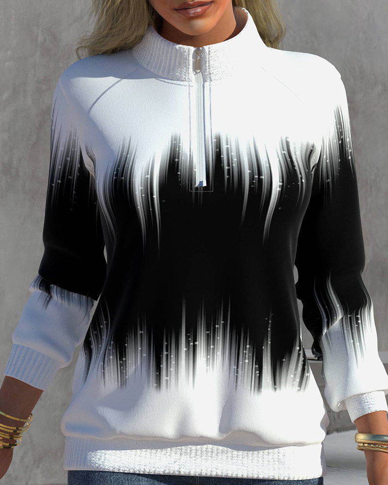 Damensweatshirt mit Kragen von Fudus