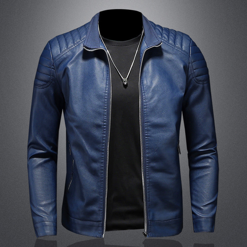 ModeGeist | Stylische, Slim Fit Lederjacke für Männer