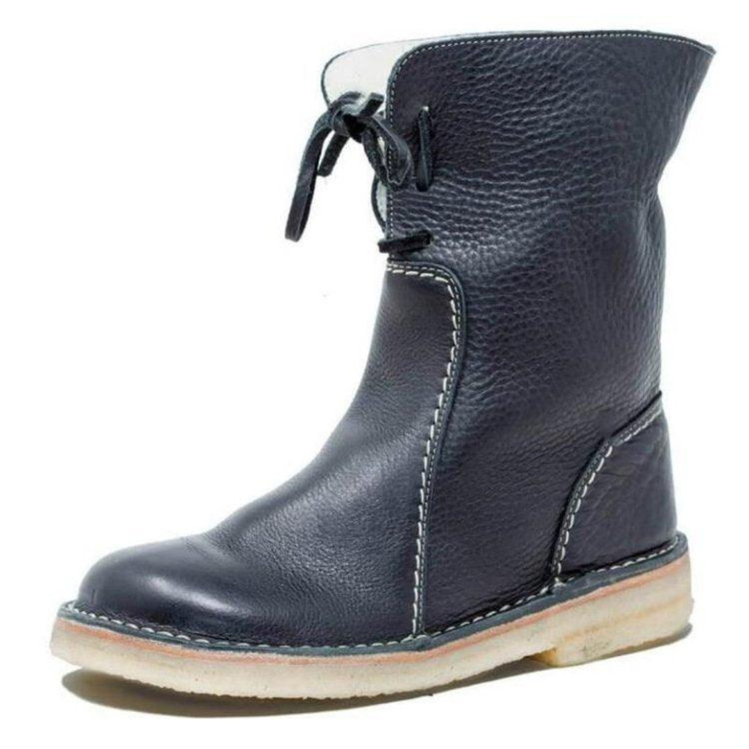 MODEGEIST Damen Winterstiefel Wasserdicht Schwarz Isolierend