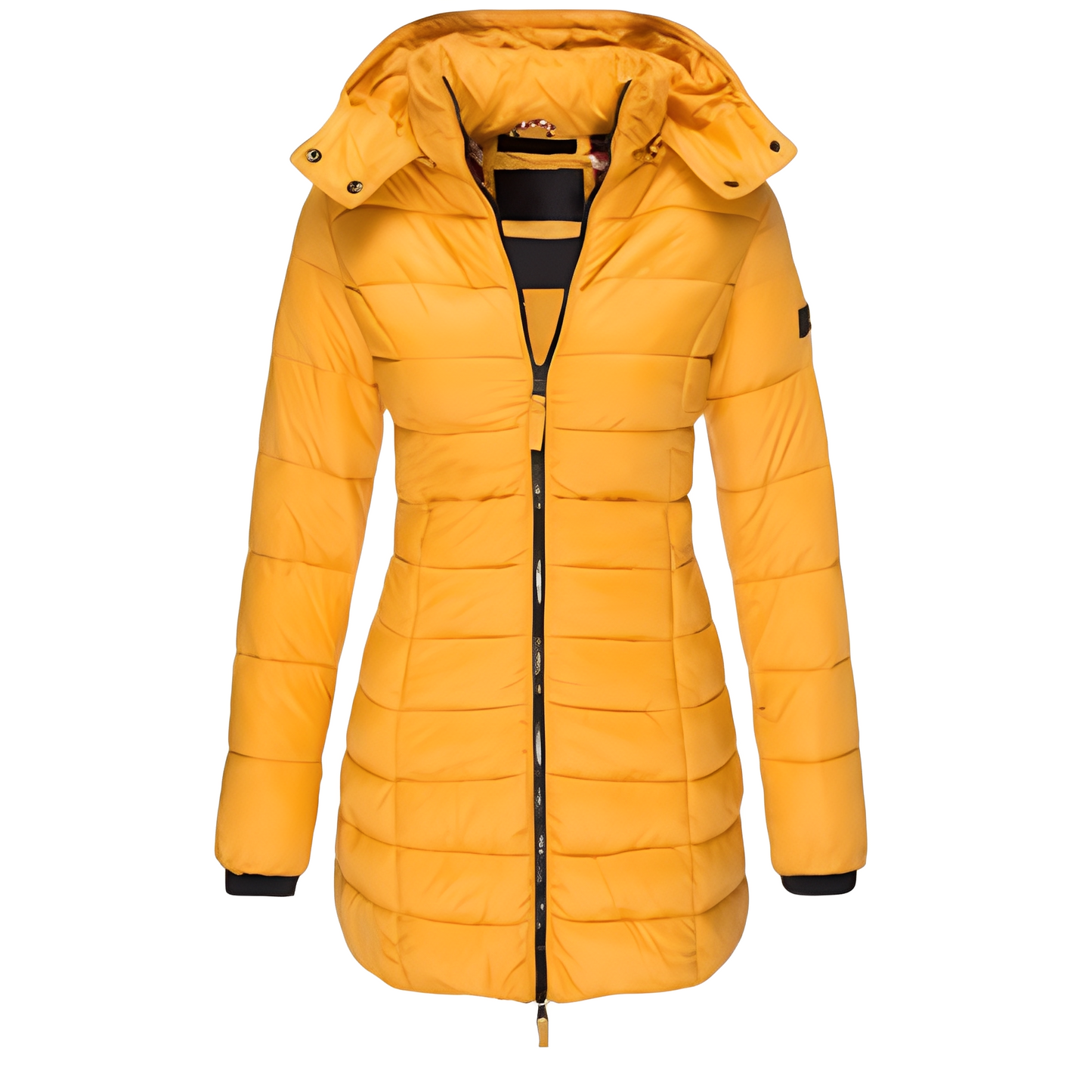 ModeGeist | Stilvoller, warmer, gepolsterter Mantel für Frauen