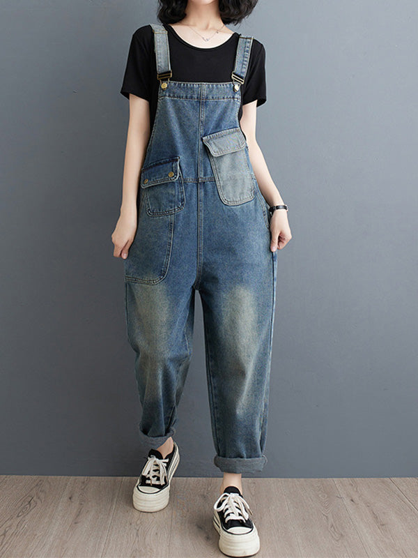 BERNADETTE:  Lässiger Denim-Jumpsuit