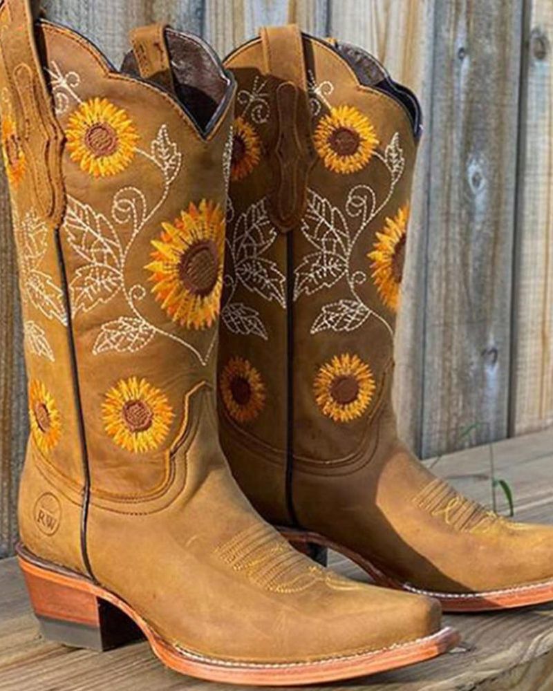 ModeGeist | Sonnenblumenstiefel