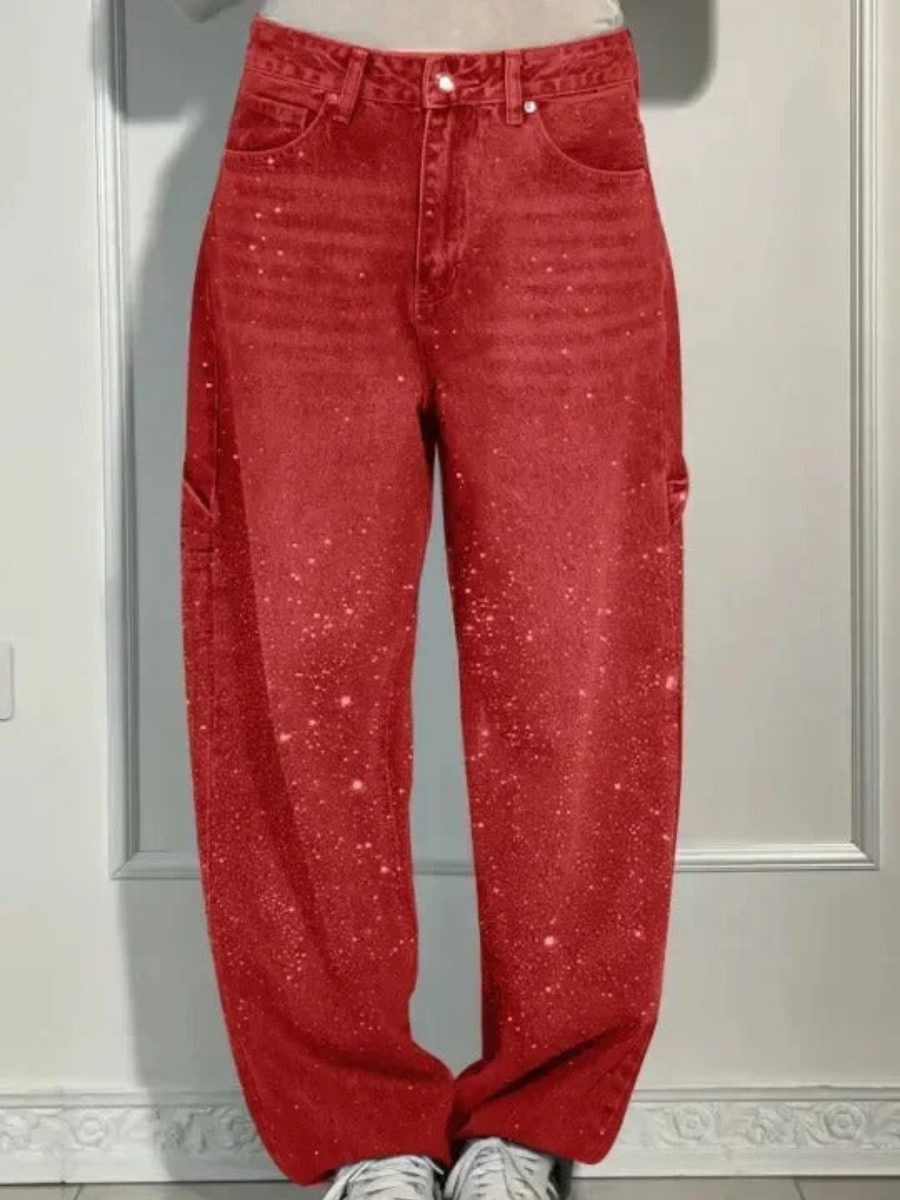 VALESKA – Hohe, weite Hose