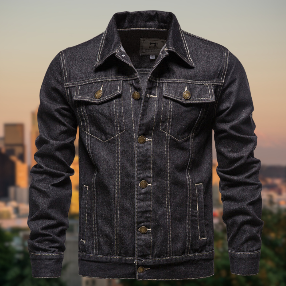 ModeGeist | Jeansjacke mit Klassischem Design