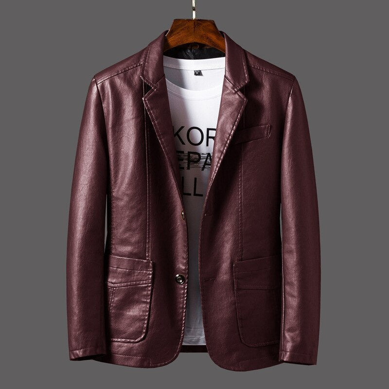 ModeGeist | Modische Lederjacke für Herren