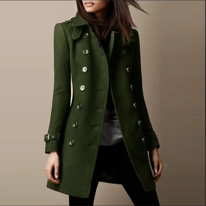 ModeGeist | Doppelreihiger Damen-Trenchcoat