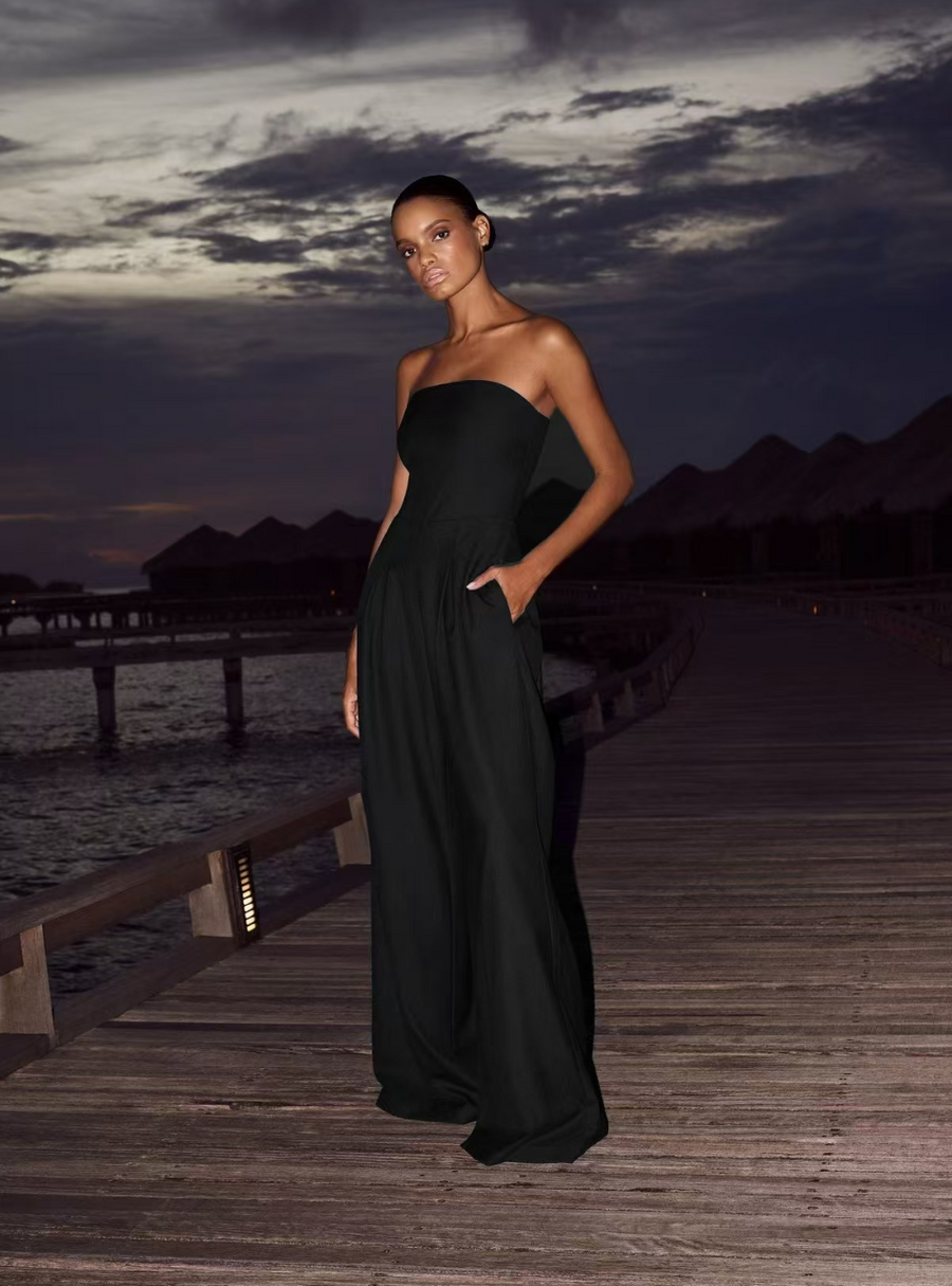 PETRONELLA - Kurzer Jumpsuit ohne Ärmel