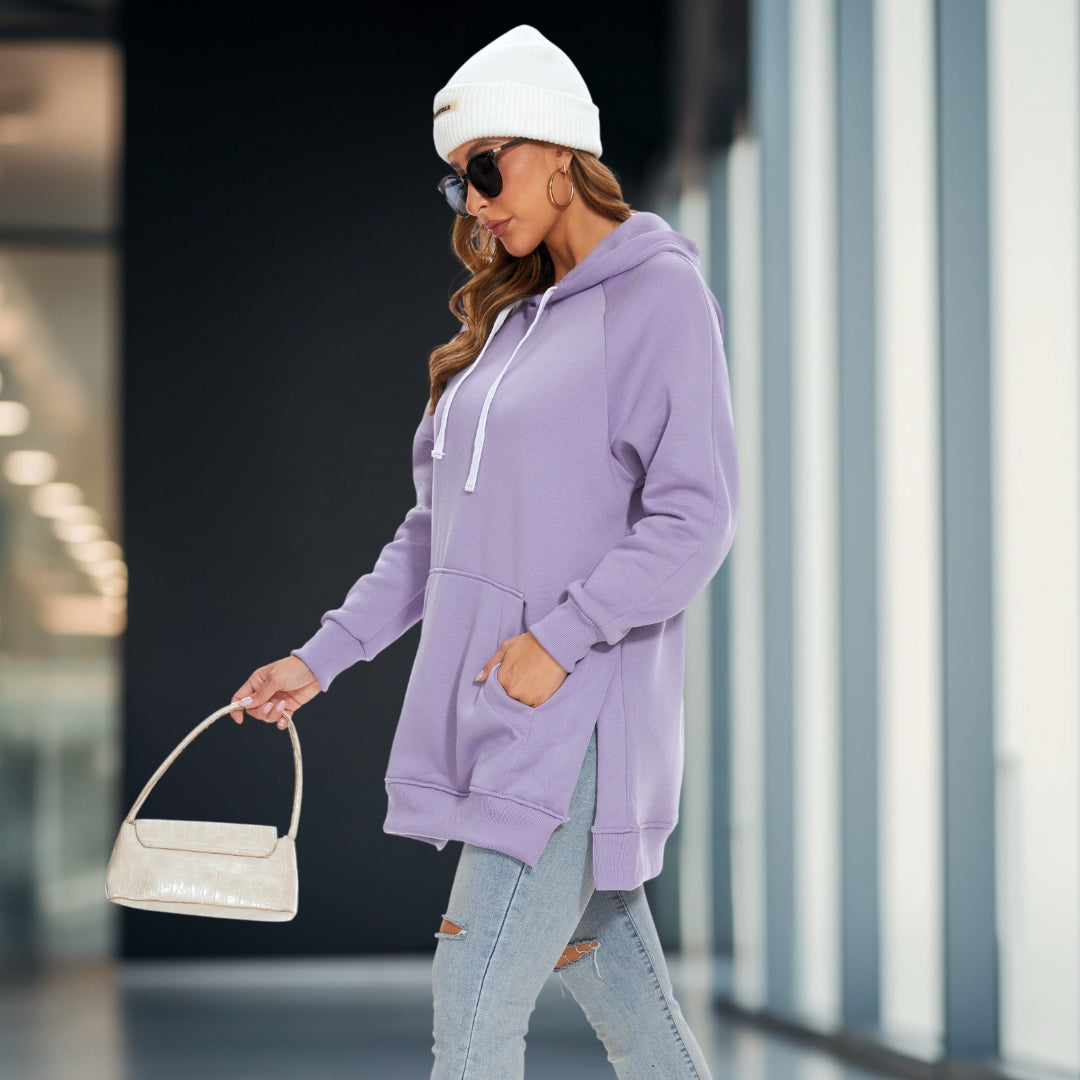 Geräumiges Vania Hoodie-Kleid: Komfort und Style vereint