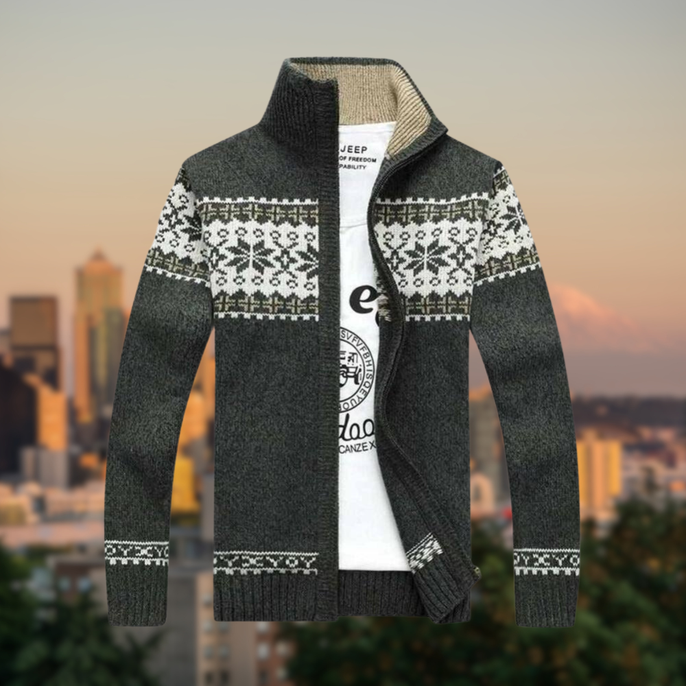 ModeGeist | Sweatshirt mit Stehkragen