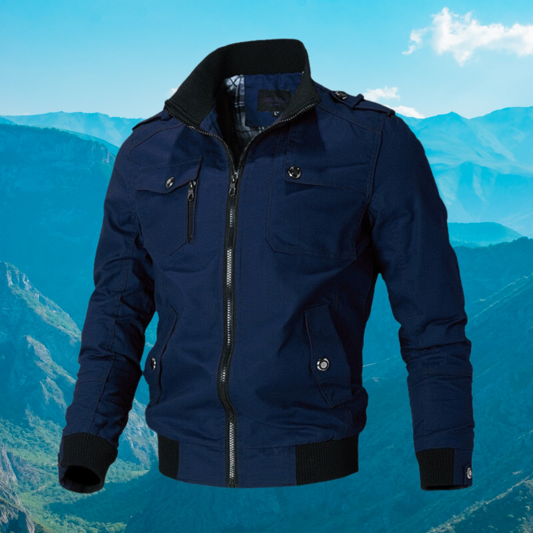 ModeGeist | Bomberjacke mit Stilvollem Reißverschluss