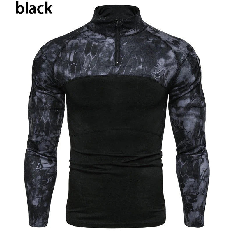 Hektor: Moderne Camouflage-Sportshirts für Männer