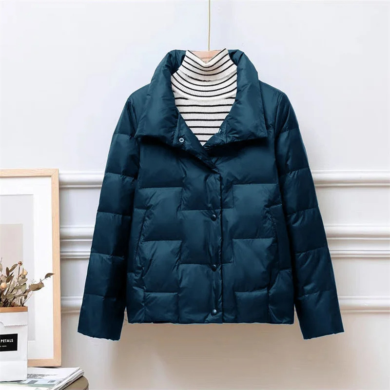 ModeGeist | Gequiltete Puffer - Rollkragen Pufferjacke