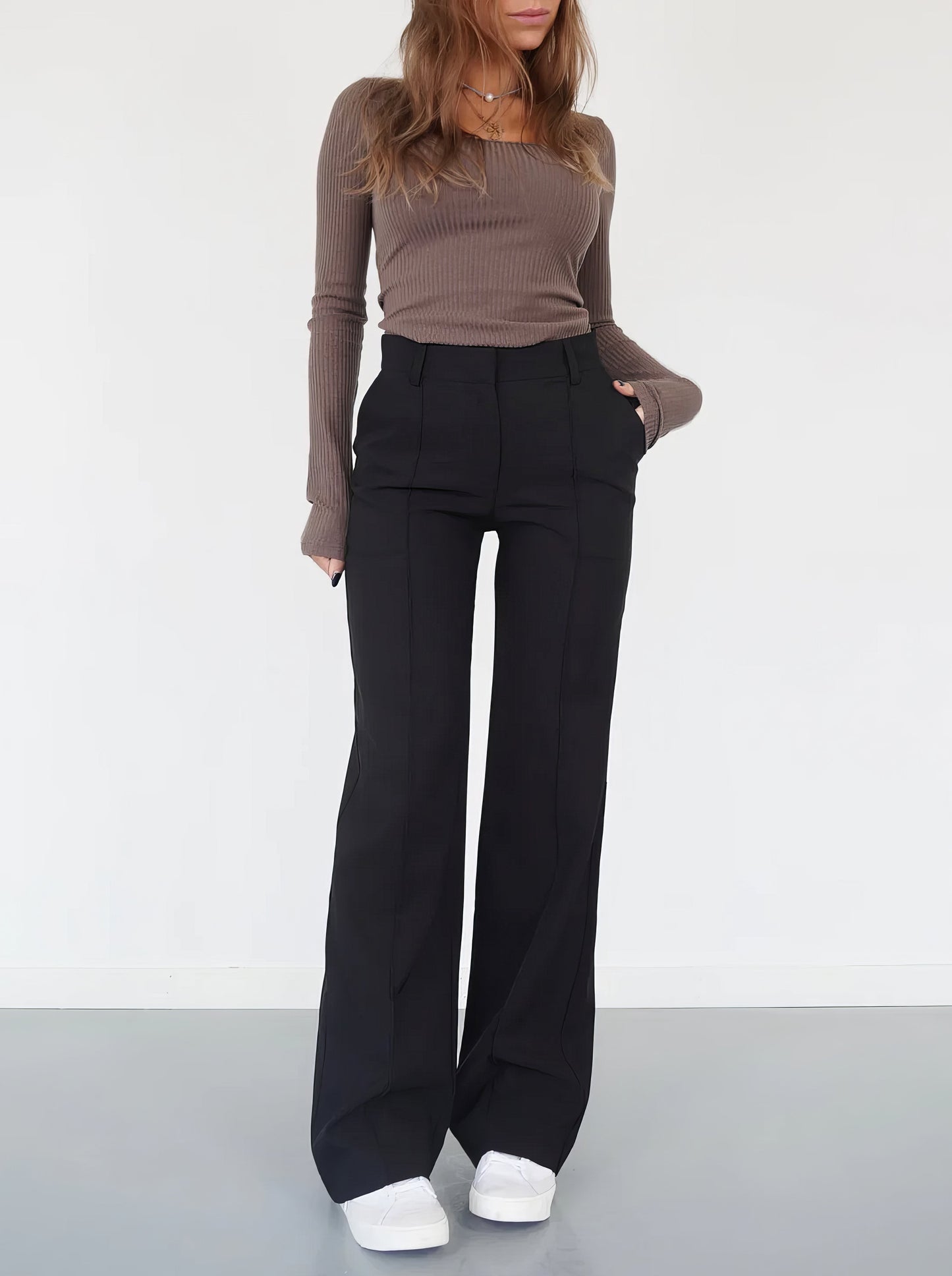 ModeGeist | Taille Damenhose mit Gerader Passform