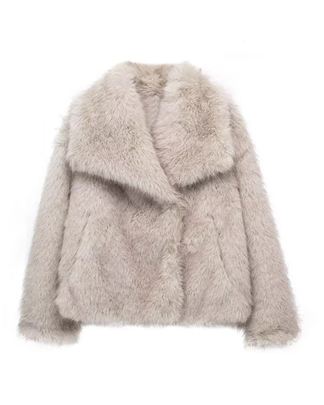 ModeGeist | Luxuriöser Kunstfell-Wintermantel für Damen