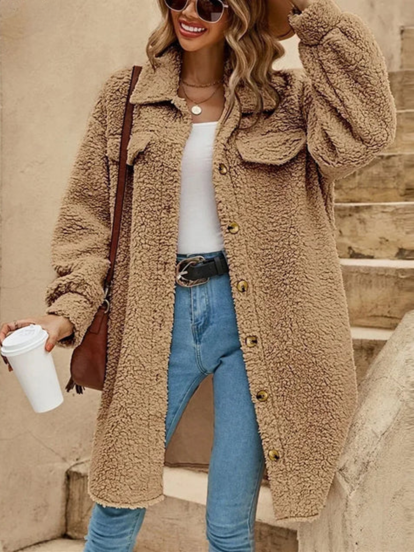ModeGeist | Herbst & Winter Fleece dicke Jacke