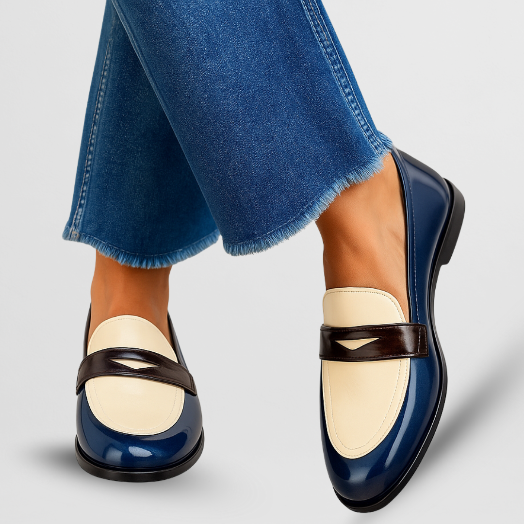 MODEGEIST Damen Casual Loafer Slip-On Design
