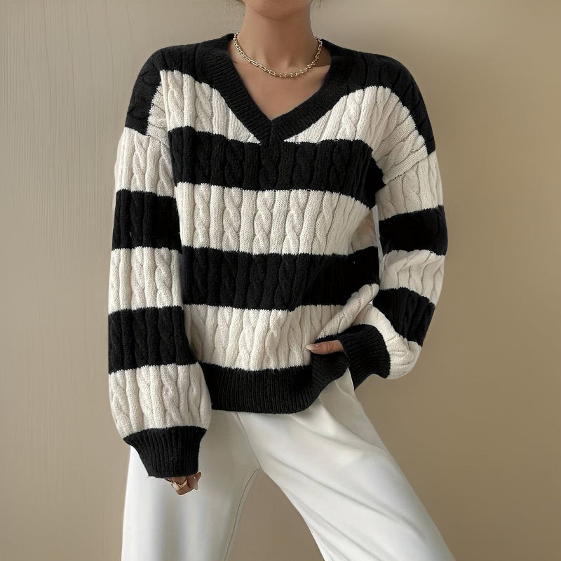ModeGeist | Pullover mit langen Ärmeln für Frauen Warm