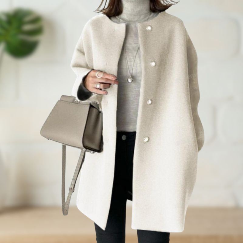 ModeGeist | Minimalistische Wollmantel Elegant und Warm Zeitloses Design