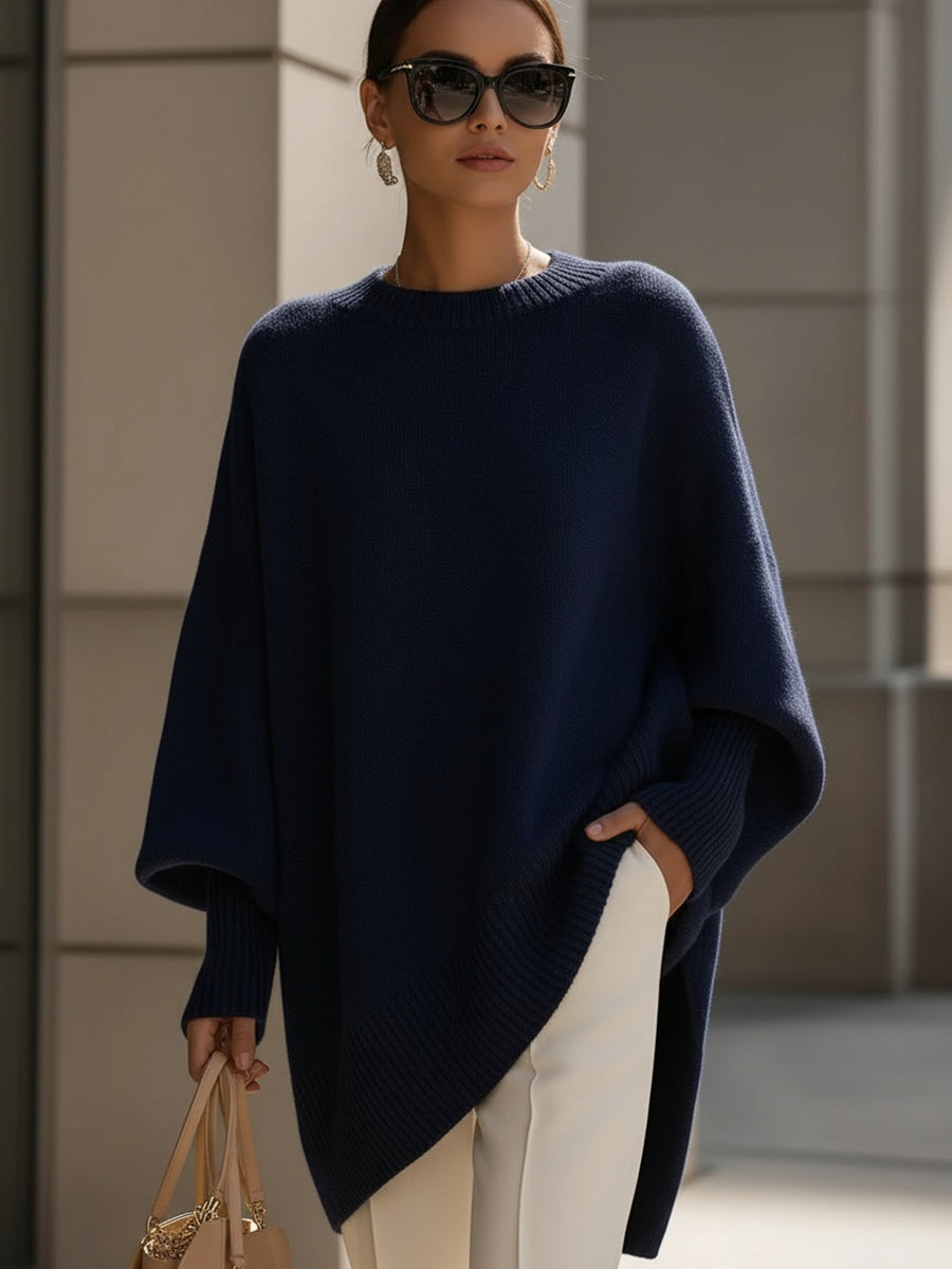 MODEGEIST Damen Pullover leicht weiche Strickqualität Relaxed Fit