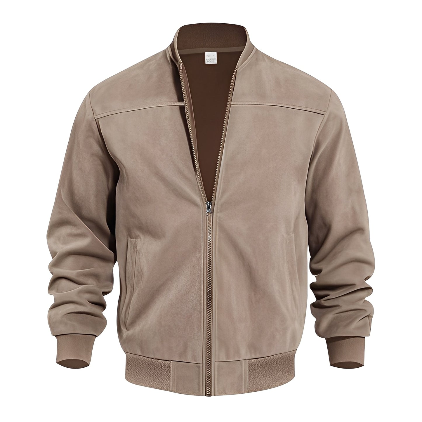 ModeGeist | Klassische, stilvolle Wildlederjacke für Männer