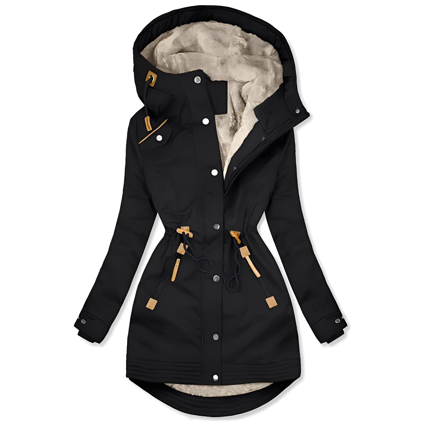 ModeGeist | Stilvolle, Wetterfeste Parka Jacke für Frauen