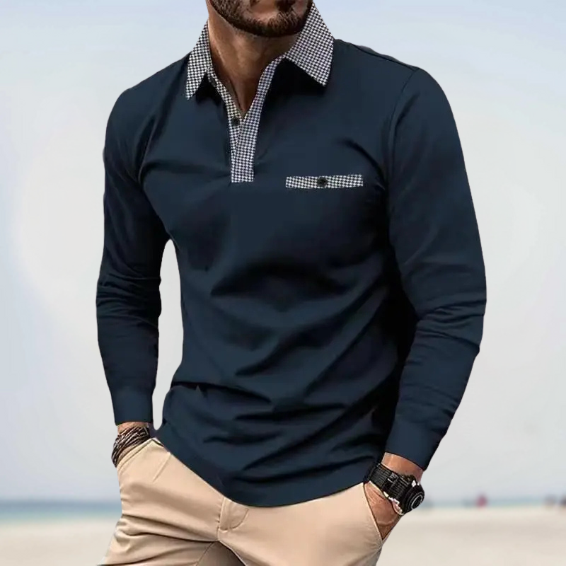 THORSTEN Long-Sleeved Polo Shirts