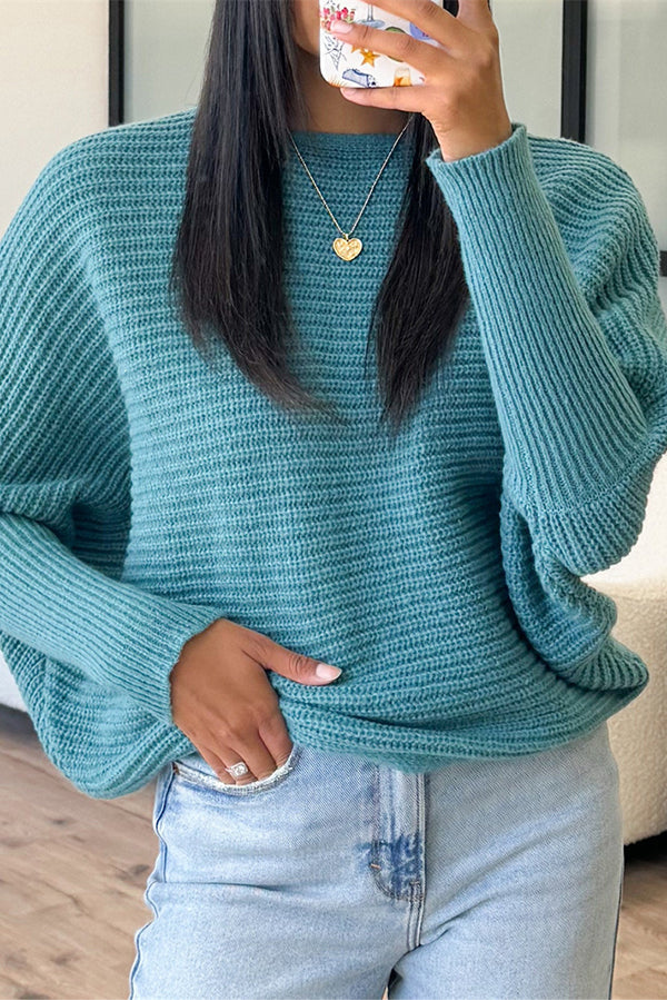 ModeGeist | Strickpullover mit Rundhalsausschnitt für Frauen