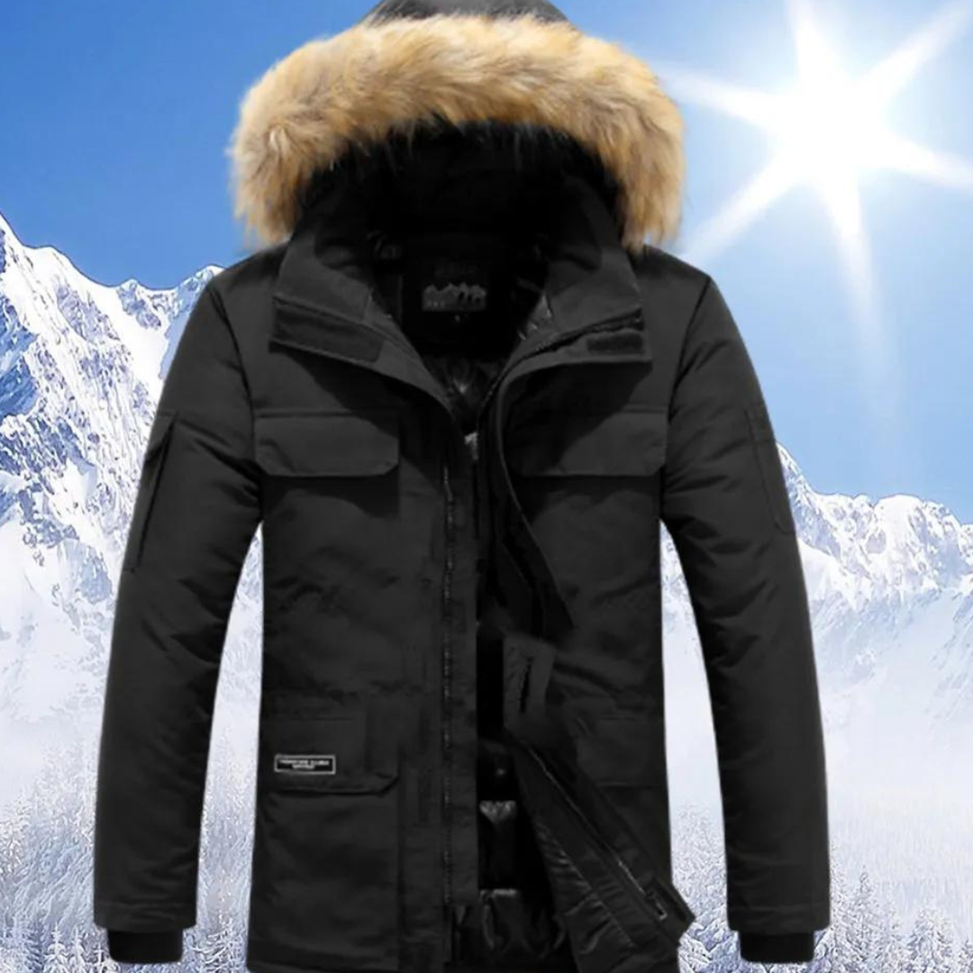 ModeGeist | Parka Herren mit Pelzukragen