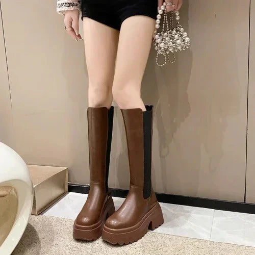 Damen-Stiefel Laura, kniehoch