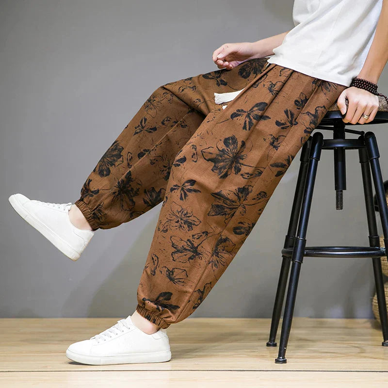 Weite Hose von KLEIN mit Muster