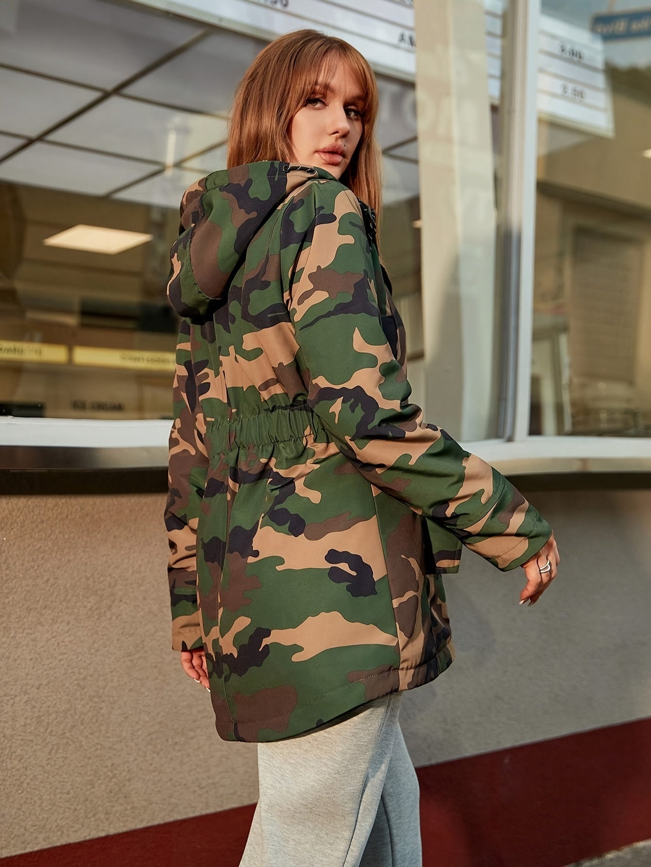 ModeGeist | Winter Casual Cozy mit Fleece-Futter und Kapuze für Damen Ideal für Herbst-Winter