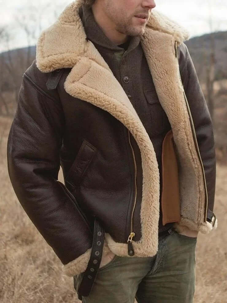 ModeGeist | Schaffell Fliegerjacke