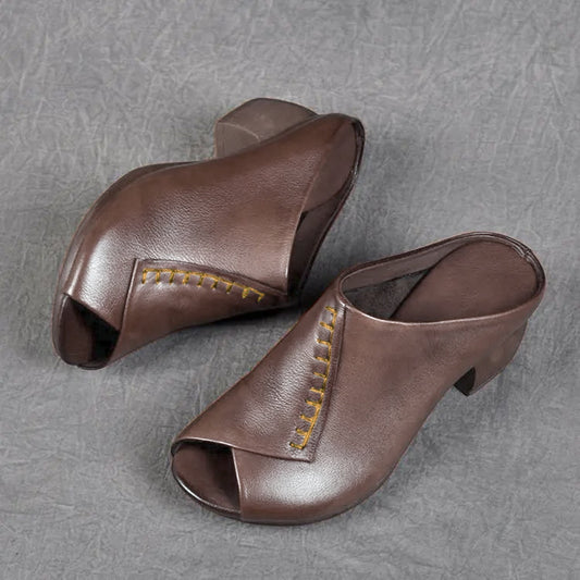 MODEGEIST Damen Slip-On Sandalen Gepolstert