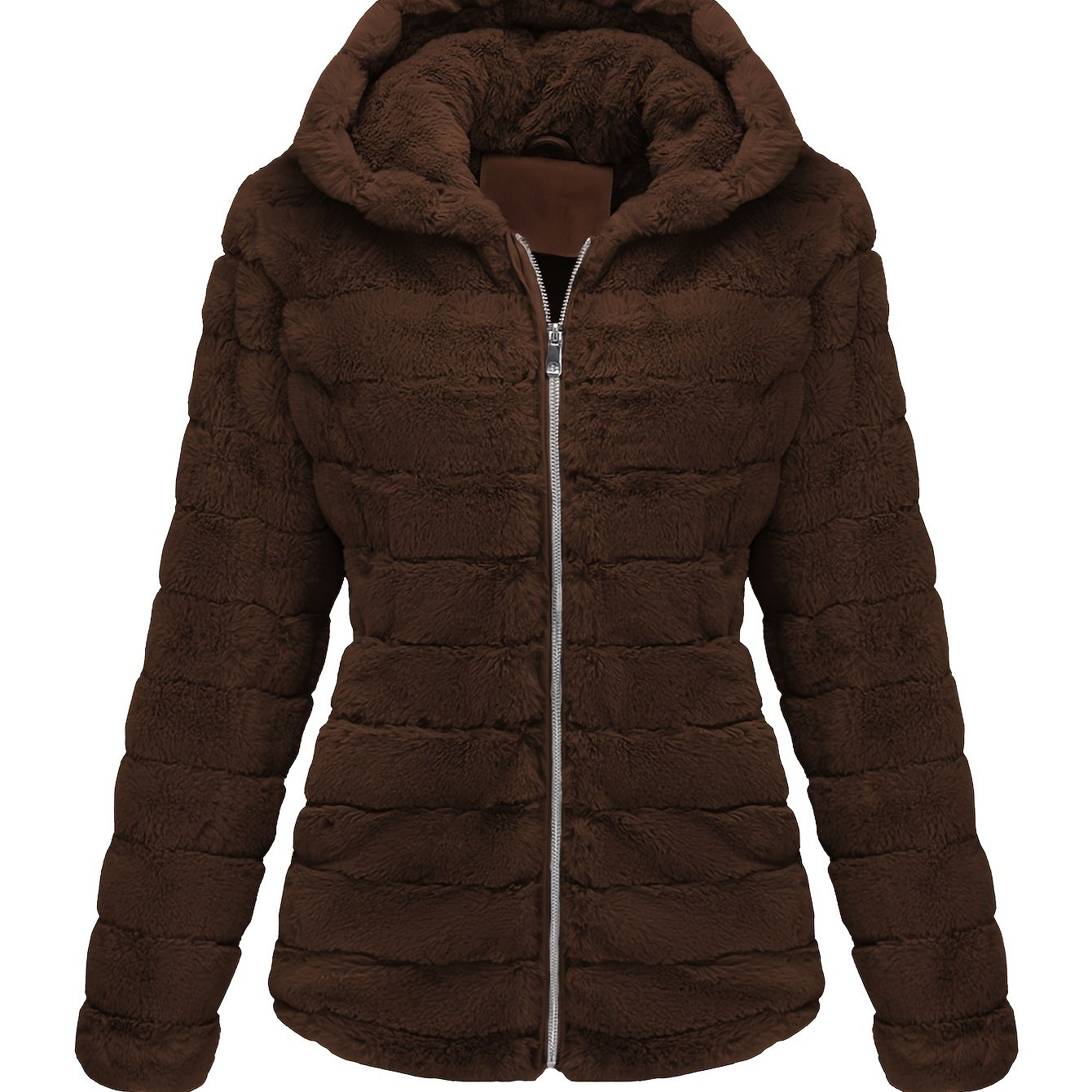 ModeGeist | Eleganter Teddy-Mantel In Einfarbig